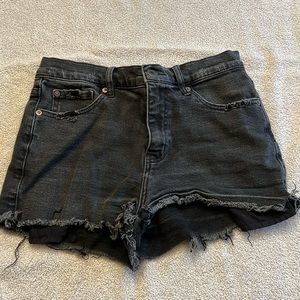 Pistola black denim Jean shorts